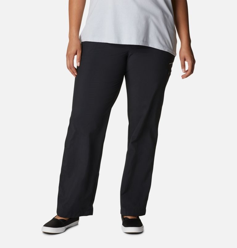 Women\'s Columbia PFG Aruba Roll Up Pants Black | Plus Size CA-A1A0C